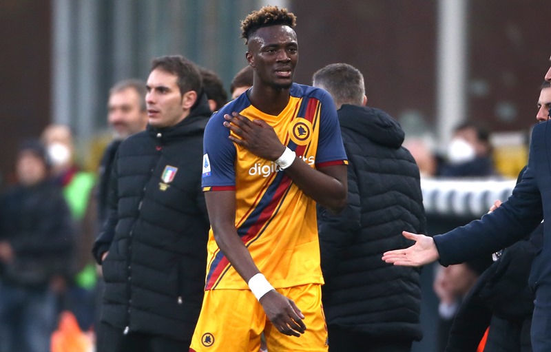 Abraham spalla Samp Roma